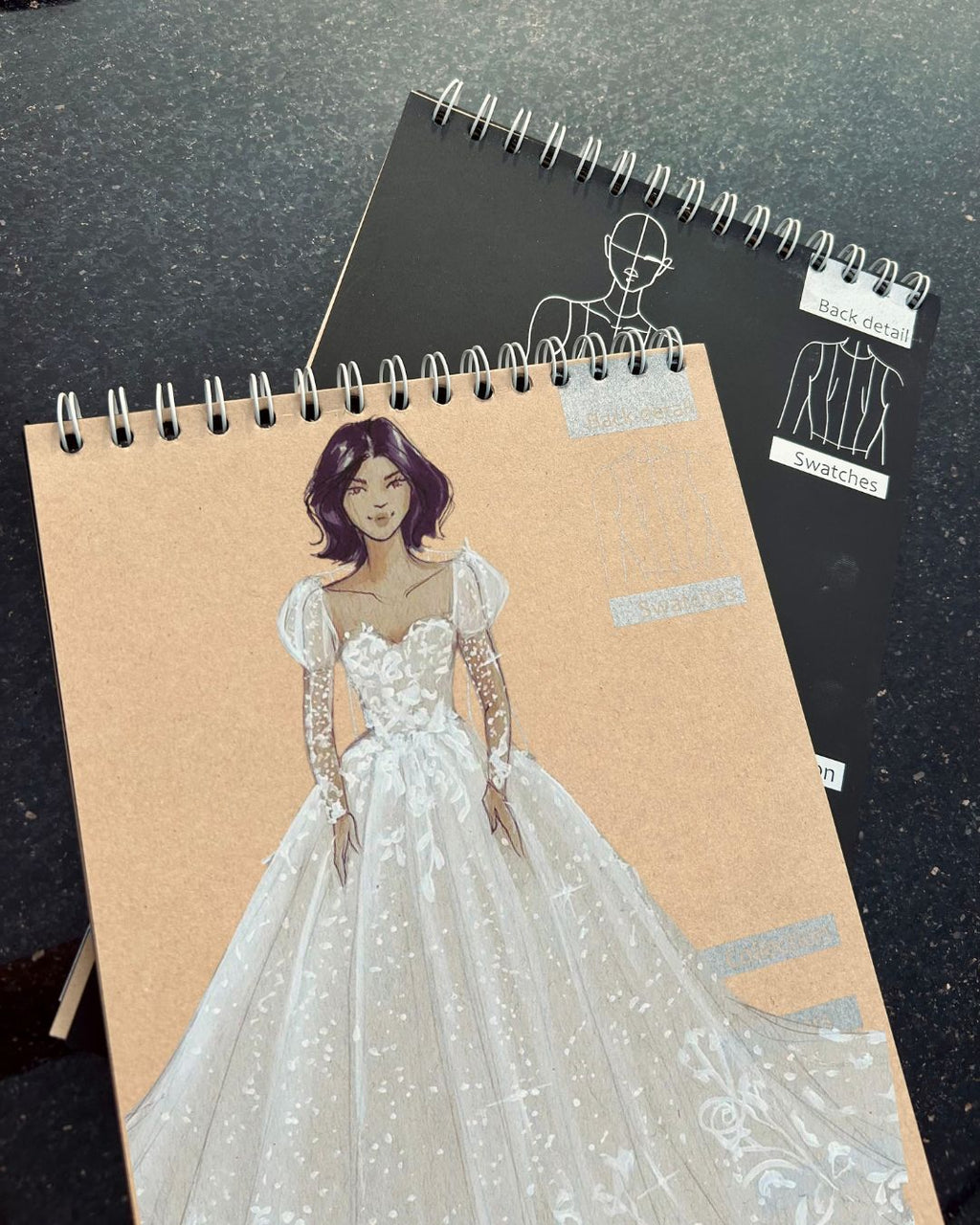 Bridal Fashion Sketch 350gm